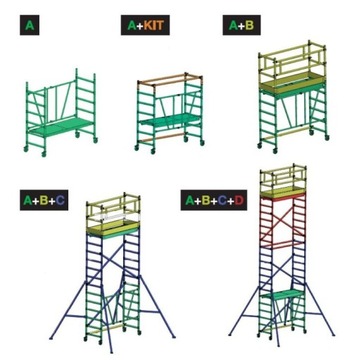 Rusztowanie alu. jezdne Faraone Compact XS 2,6m