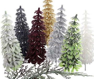 ИСКУССТВЕННАЯ РОЖДЕСТВЕНСКАЯ ЕЛКА УКРАШЕНИЕ КРЕМОВЫЙ ОРНАМЕНТ 3