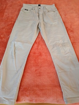 Spodnie męskie beżowe oryginalne f.BOSS