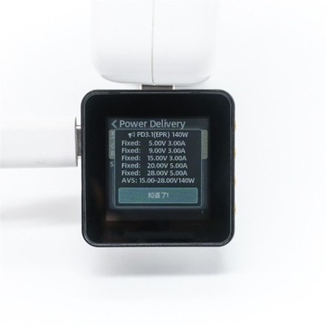 Портативный тестер порта USB C QC5.0 PD3.1 ChargerLAB Power-Z KM003C