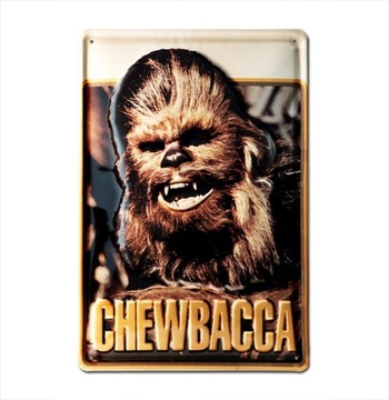 Blacha dekoracyjna Chewbacca tin sign Star Wars