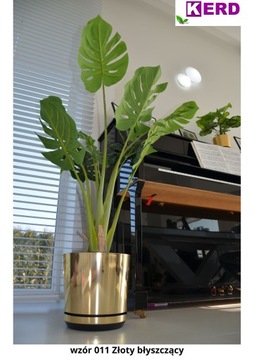 21 GOLD SHINY глянцевый ЦВЕТОЧНЫЙ ЦВЕТОК с подставкой GLAMOUR COVER home