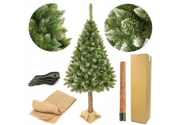 CHOINKA SZTUCZNA 220 cm ECO SOSNA DIAMENT NA PNIU