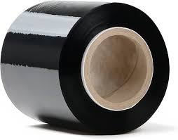 СТРЕТЧ МИНИ РЭП ФОЛЬГА 0,25 КГ ЧЕРНАЯ fi 50 STRONG STRETCH 10 см ПОКРЫТИЕ