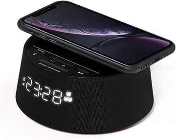Budzik głośnik bluetooth PHILIPS z ładowarką indukcyjną TAPR702/12