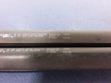 PEUGEOT 207 HB TLUMIČE ZADNÍ KRYT 9650780480