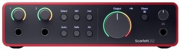 FOCUSRITE SCARLETT 2I2 4TH GEN INTERFEJS + SOFT