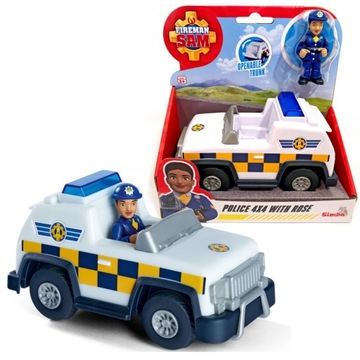 SIMBA Strażak Sam Jeep policyjny 4x4 Mini figurka