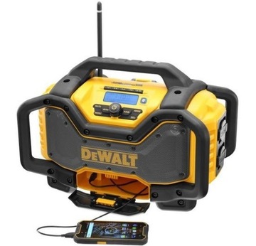 AKUMULATOROWE RADIO BUDOWLANE ŁADOWARKA 2w1 BLUETOOTH DeWALT DCR027