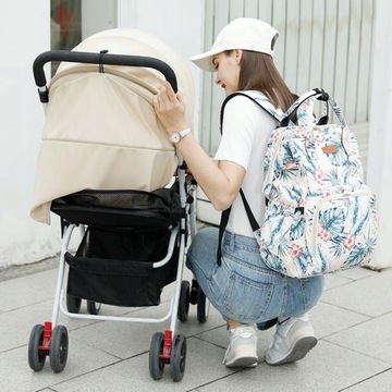 Рюкзак-сумка для коляски Органайзер для мамы и ребенка 3в1 ТЕРМАЛ НА ПРОГУЛКЕ