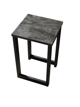 Solidny TABORET metal stołek hoker SZARY BETON