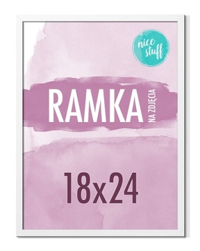 Ramka na zdjęcia 18x24 B5 Ramka 18x24 Ramki na zdjęcie biała MDF białe