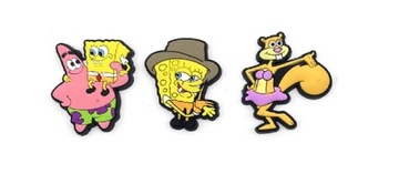 БУЛАВКИ ДЛЯ ОБУВИ CROCS БУЛАВКИ Губка Боб Квадратные Штаны 16 штук №2