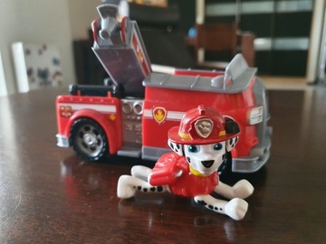 ФИГУРКА МАРШАЛЛА ЩЕНЯЧЕГО ПАТРУЛЯ + ПОЖАРНАЯ МАШИНА