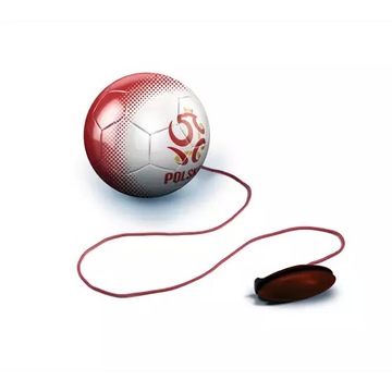 Тренировочный мяч Trefl PZPN, бело-красный, 60844