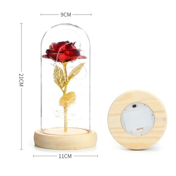 ВЕЧНАЯ РОЗА В СТЕКЛЕ ПОДАРОК ​​МАТЕРИ НА ДЕНЬ МАТЕРИ