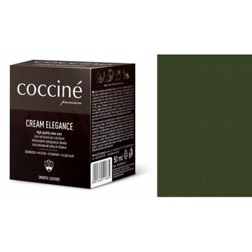 Pasta do butów krem do skór gładkich khaki ochrona skóry Cream Elegance