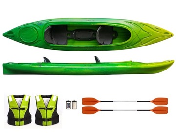 Zestaw Kajak Sprinter II+ Wiosło Kamizelka Etui