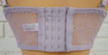 Лавандовый комплект нижнего белья с бюстгальтером 75B+S