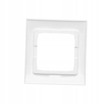 Белый Simon 54 Premium одинарная рама