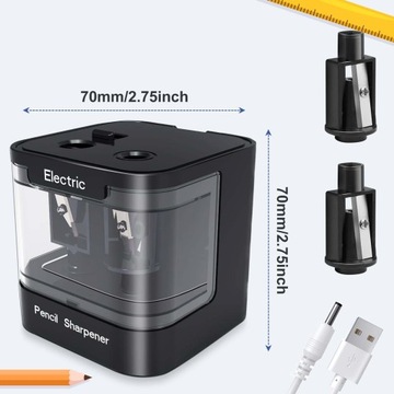 ЭЛЕКТРИЧЕСКИЕ ТОЧИЛКИ ДЛЯ КАРАНДАШЕЙ АВТОМАТИЧЕСКАЯ ТОЧИЛКА 6-8/9-12 мм