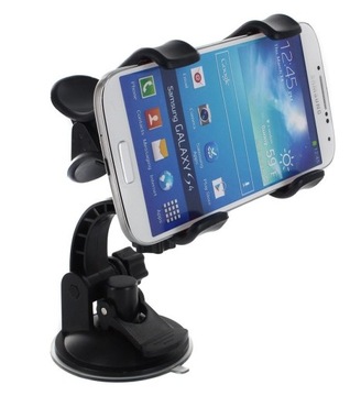 SOLIDNY UCHWYT SAMOCHODOWY DO SMARTFON GPS KLIPS