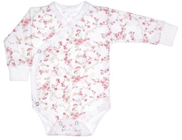 Body kopertowe długi rękaw 68 flower pastel