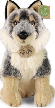 WILK MASKOTKA REALISTYCZNY SIEDZĄCY WOLF PLUSH ECO