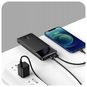 Baseus Powerbank 10000 мАч LED USB-C QC 3.0 15 Вт 3 А