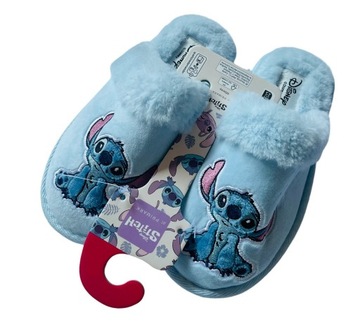 STITCH DISNEY Lilo&Stitch ciepłe kapcie, bambosze dla dziewczynki 35