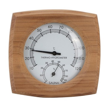 ZEGAR DO SAUNY DREWNIANY JASNY SAUNA