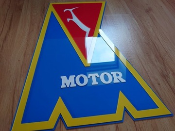 Herb Motor Lublin na ścianę prezent szyld dla fana klubu dla chłopaka męża