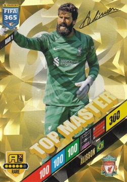 Fifa 365 2024 Alisson TOP MASTER RAR 1 karta kolekcjonerska