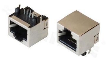 Złącze RJ45 kątowe, ekranowane 4 szt.