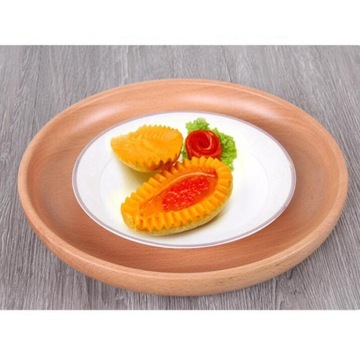 салатная кухня из натурального дерева
