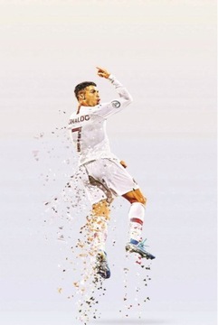 Plakat Cristiano Ronaldo CR7 Real Madryt 90x60 cm