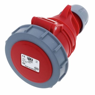 Gniazdo siłowe 16A 2152-6V IP67 5P STYKI NIKLOWANE