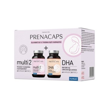 Multi 2 60 kaps + DHA 60 kaps Prenacaps Formeds