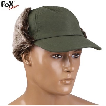 ШАПКА ЗИМНЯЯ МУЖСКАЯ FOX TRAPPER OLIVE