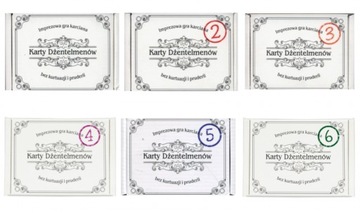6x KARTY DŻENTELMENÓW Epizod 1 + 2 + 3 + 4 + 5 + 6