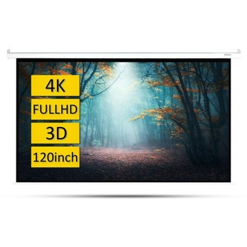 Duży Ekran projekcyjny podwieszany 120'' Overmax