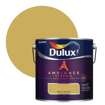 DULUX AMBIANCE FARBA CERAMICZNA 2,5L Hello Yellow