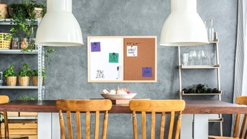 Магнитная пробковая доска 60х40 см COMBI, деревянная рама + БЕСПЛАТНО