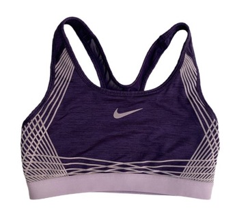 Biustonosz Sportowy Nike Dri Fit Fioletowy M 38 Top Stanik