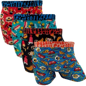 4 ЦВЕТНЫХ МУЖСКИХ Труса-боксера PESAIL