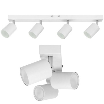 Lampa Sufitowa Szyna Oprawa Halogenowa LED 4x GU10