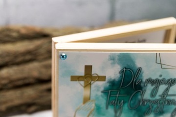 Podziękowanie dla Chrzestnych skrzyneczka komunia