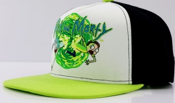 Czapka męska z prostym daszkiem Rick and Morty SNAPBACK 54-59cm regulowana