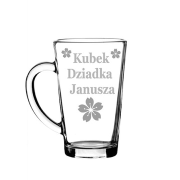 Стеклянная кружка для бабушки и дедушки, подарок с гравировкой.