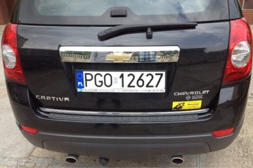 CHEVROLET CAPTIVA - LIŠTA CHRÓM CHROM NA KRYT KUFR